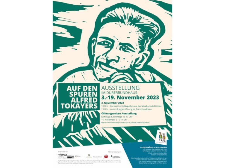 Plakat zur Ausstellung im Dürerbundhaus Köthen