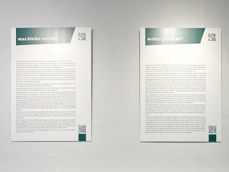 Informationstafeln, Ausstellung im Dürerbbundhaus Köthen (Anhalt)
